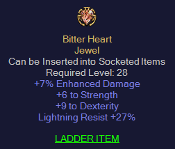 Bitter Heart - Jewel - LLD 9 Dex 6 str 27 LR - D2Bits