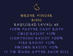 Order Finger Ring