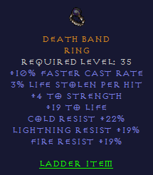 Death Band - FCR STR Tri Resist - Ring