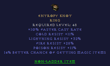 Entropy Knot - FCR 11 All Resist 32 LR 28 FR 14% MF - D2Bits