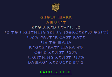 Ghoul Mark - 2 Lightning 10 FCR CR LR - D2Bits