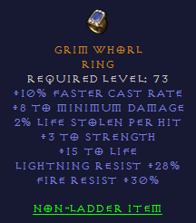 Grim Whorl - FCR str 28 LR 30 FR - D2Bits