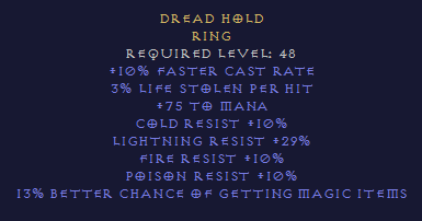 Dread Hold FCR Ring