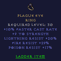 Plague Eye - FCR STR Tri Resist - Ring