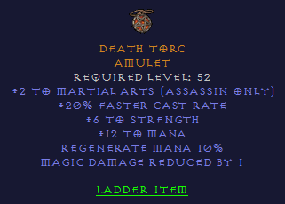 Death Torch - 2 Martial arts 20 FCR