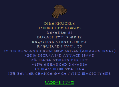 Dire Knuckle- 2/20 Bowazon 3 ML 13% MF