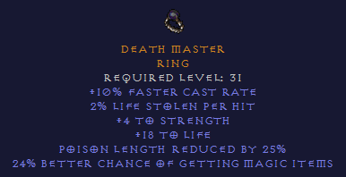 Death Master - FCR STR PLR 24% MF - Ring