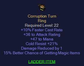 Corruption Turn - 10 FCR 47 Mana 21 Cr 15% MF