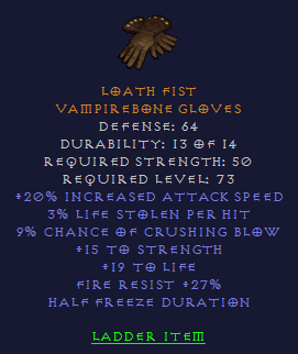 Loath Fist - 20 IAS 9 CB 15 Str 27 FR - D2Bits