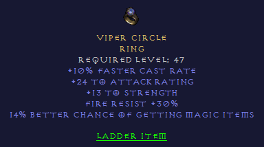 Viper Circle - 10 FCR Strength 30 FR 14% MF