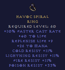 Havoc Spiral - FCR Life, Liferep Ring