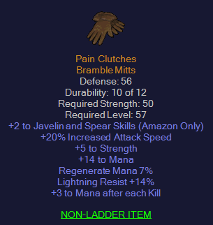 Pain Clutches +2 Java 20 IAS 5 STR 14 LR 3 MAEK - D2Bits