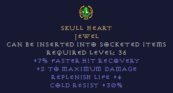 Skull Heart - FHR RepLife 30 CR - D2Bits