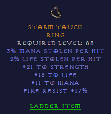 Storm Touch - 3% ML 2 % LL21 Str 17 FR - D2Bits