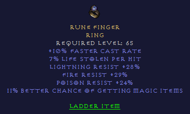 Rune Finger - Tri Resist MF LL - Ring