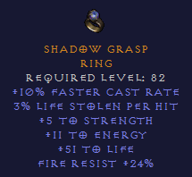 Shadow Grasp - Ring