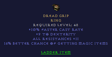 Dread Grip - FCR Dex All Resist 16% MF