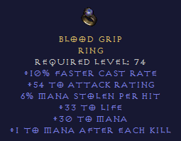 Blood Grip - FCR ML Maek - Ring