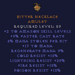 Bitter Necklace - Amazon FCR ML All Res - Amulet