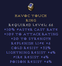 Havoc Touch - FCR, STR, All Res, CR