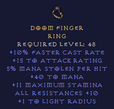 Doom Finger - FCR ML All Resist - Ring