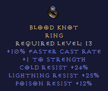 Blood Knot - Tri Res Ring