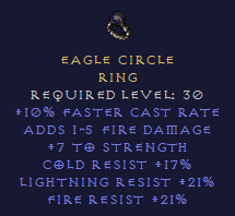 Eagle Circle - FCR Tri Res - Ring