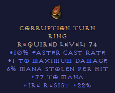 Corruption Turn - FCR ML FR - Ring