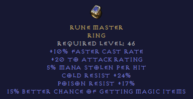 Rune Master - MF FCR ML - RIng