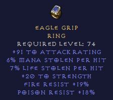 Eagle Grip - Dual Leech STR - Ring