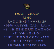 Beast Grasp Ring