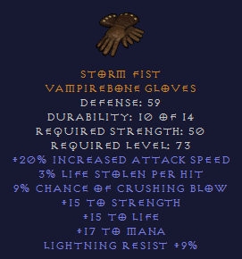Storm Fist - CB STR LR Gloves