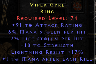 Viper Gyre - Dual Leech 18 STR 17 LR 1 MAEK 91 AR - Ladder - D2Bits