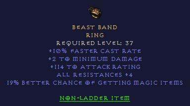 Beast Band - FCR Mf Ring