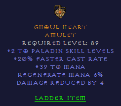 Ghoul Heart - 2 Paladin 20 FCR 39 Mana