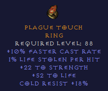 Plague Touch - Ring