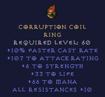 Corruption Coil - Ring