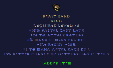 Beast Band - FCR ML FR MAEK MF - Ring